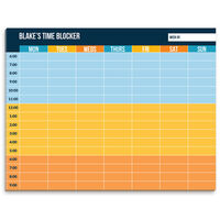 Summer Stripes Time Blocking Scheduler