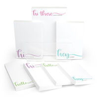 Just Saying Hello Notepad Set (7 Pads)