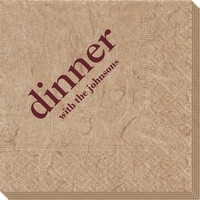 Big Word Dinner Bali Napkins