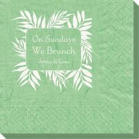 Palm Leaf Frame Bali Napkins