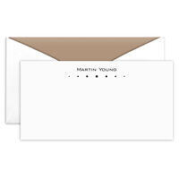 Row of Dots Monarch Cards - Raised Ink