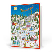 Ice Skating at Christmas Folded Holiday Cards