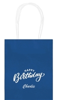 Happy Birthday Vintage Mini Twisted Handled Bags