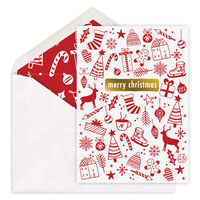 Tis the Season Foil Folded Holiday Cards