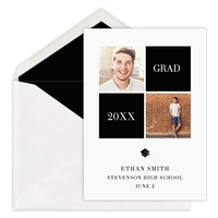 Block Graduation Photo Announcements