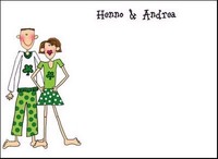 Irish Couple Note Cards