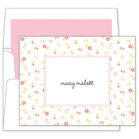 Tiny Flower Foldover Note Cards