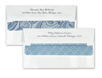 Self-Sealing Designer Bill Payers Envelopes