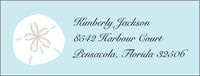 Sand Dollar Return Address Labels