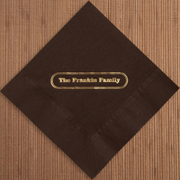 Personalized Family Cocktail Napkins