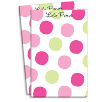 Popsicle Pink Polkadot Notepads