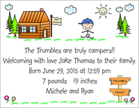 New Camper Baby Announcement