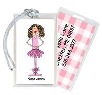 Ballet Girl Luggage Tags