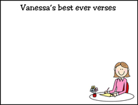 Vanessa Stick Figure Note Cards