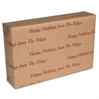 Kraft Recycled Personalized Gift Wrap