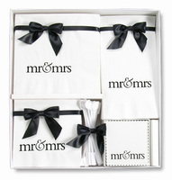 Mr & Mrs Gift Set with Text Choice