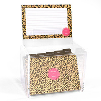 Leopard Recipe Cards