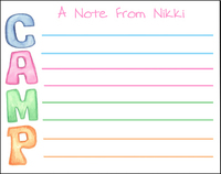Camp Flat Note Cards