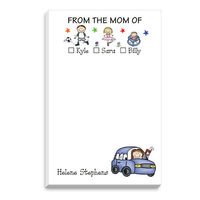 From the Mom or Dad Full Color Large Notepad