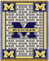 University of Michigan Go Blue Stadium Blankets