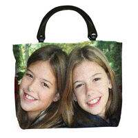 Custom Woven Handbag with Your Full-Color Photo