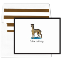 Greyhound Foldover Note Cards