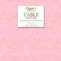 Petal Pink Moire Tablecover