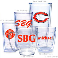 Chicago Bears Personalized Tumblers