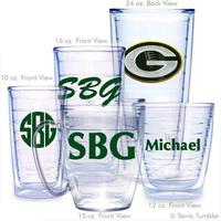 Greenbay Packers Personalized Tumblers