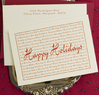 Happy Holidays Note Cards