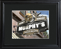 New Orleans Saints Pub Sign with Wood Frame