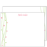 Maria Louise White Flat Note Cards