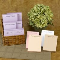 Three Tier Wicker Basket & Pastel Pads
