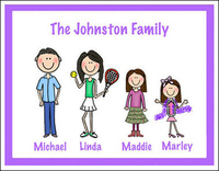 Design Your Own Family Character Note Cards