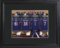 NHL Columbus Blue-Jackets Locker Room Photo