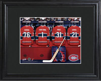 NHL Montreal Canadiens Locker Room Photo
