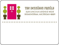 Topiary Shipping Labels