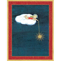 Angel on Cloud with Star Holiday Cards
