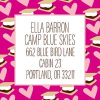 I Love S'Mores Camp Calling Cards