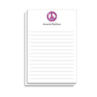 Purple Peace Out Notepads