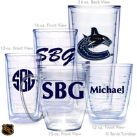 Vancouver Canucks Personalized Tumblers