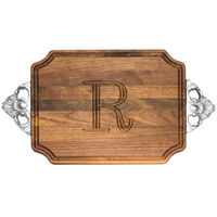 Walnut Selwood 9x12 inch Monogrammed Cutting Board