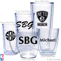 Brooklyn Nets Personalized Tumblers