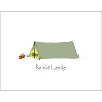 Camp Out Folded Note Cards