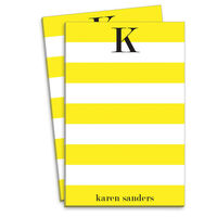 Yellow Stripe Notepad