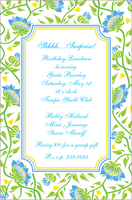 Wall Flowers Party Invitations