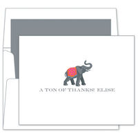 Elephant Foldover Note Cards