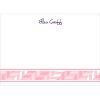 Eliza Pink Flat Note Cards