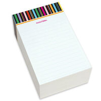 Colorful Stripe Chunky Notepads
