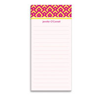 Yellow and Pink Skinny Notepad